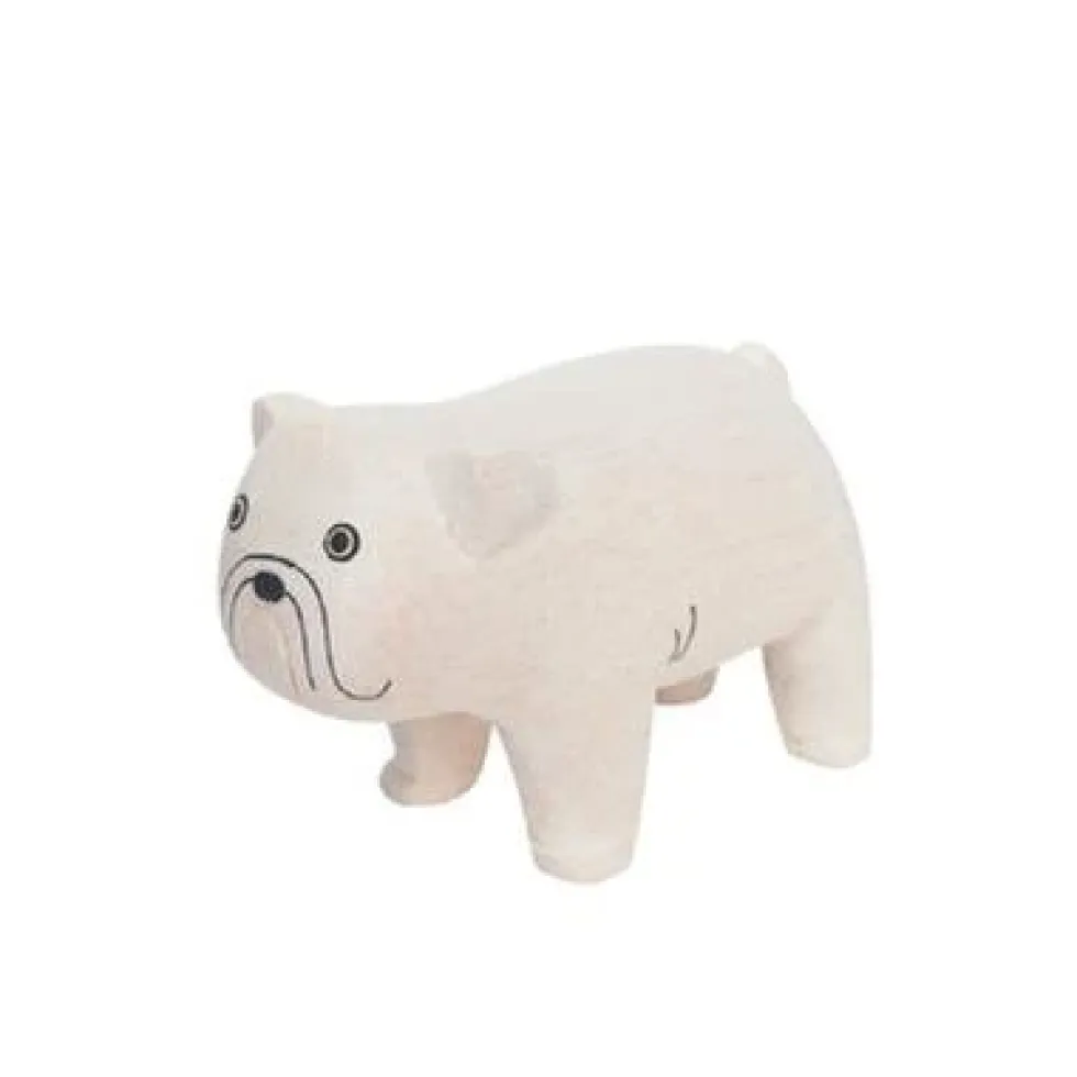 Pole Pole Wooden Animal Bulldog