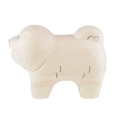 Pole Pole Wooden Animal Chow Chow