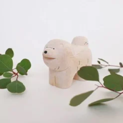 Pole Pole Wooden Animal Chow Chow
