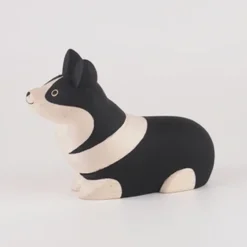 Pole Pole Wooden Animal Corgi