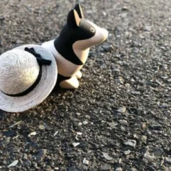 Pole Pole Wooden Animal Corgi