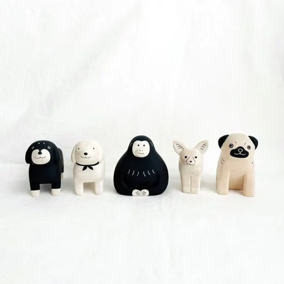 Pole Pole Wooden Animal Dachshund