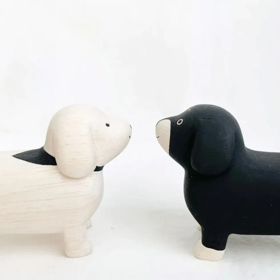 Pole Pole Wooden Animal Dachshund