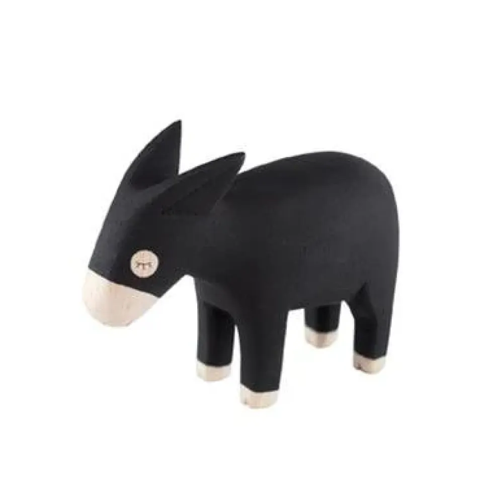 Pole Pole Wooden Animal Donkey