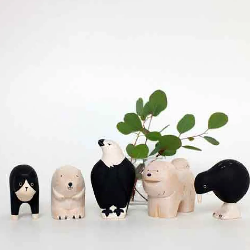 Pole Pole Wooden Animal Hachiwa