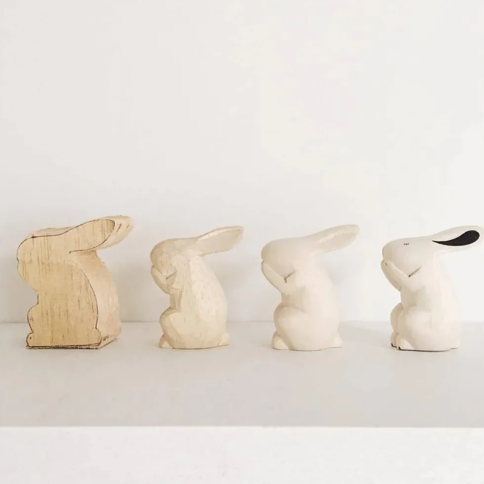 Pole Pole Wooden Animal Kangar