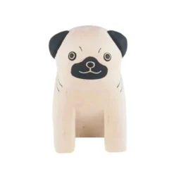 Pole Pole Wooden Animal Pug