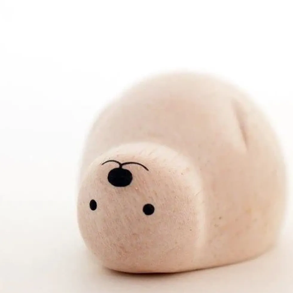 Pole Pole Wooden Animal Seal Floating