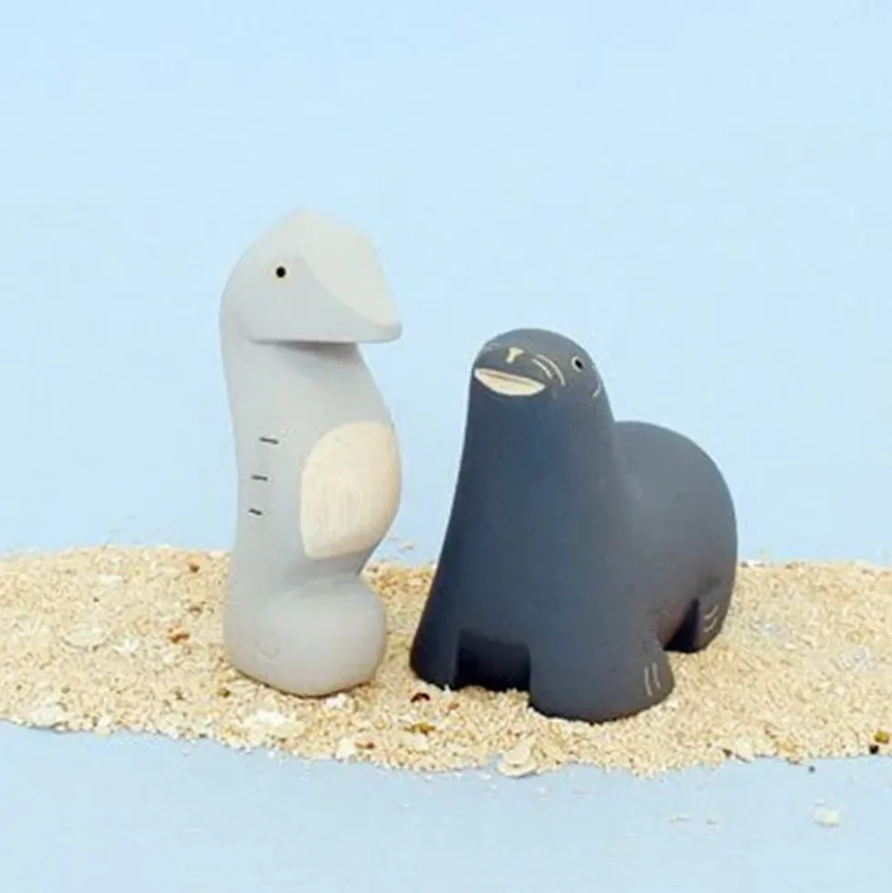Pole Pole Wooden Animal Sea Lions