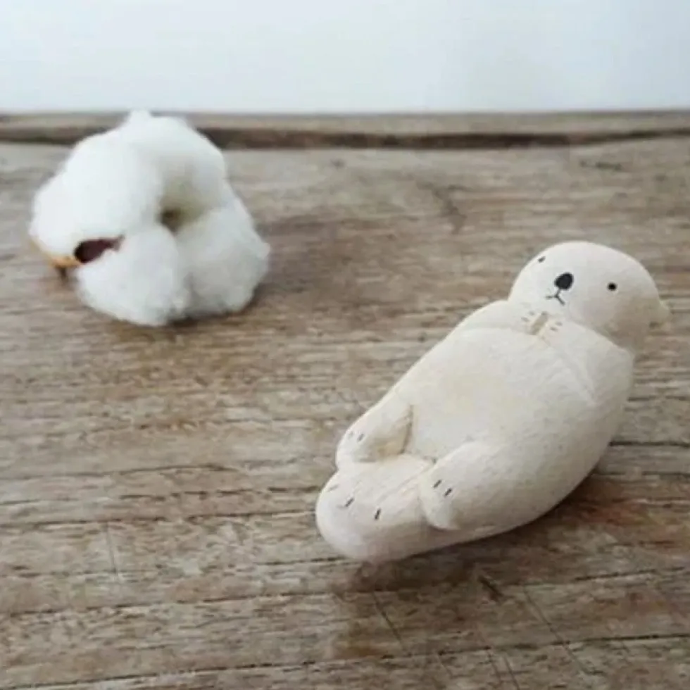 Pole Pole Wooden Animal Sea Otter