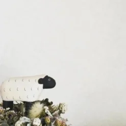 Pole Pole Wooden Animal Sheep
