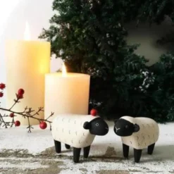 Pole Pole Wooden Animal Sheep