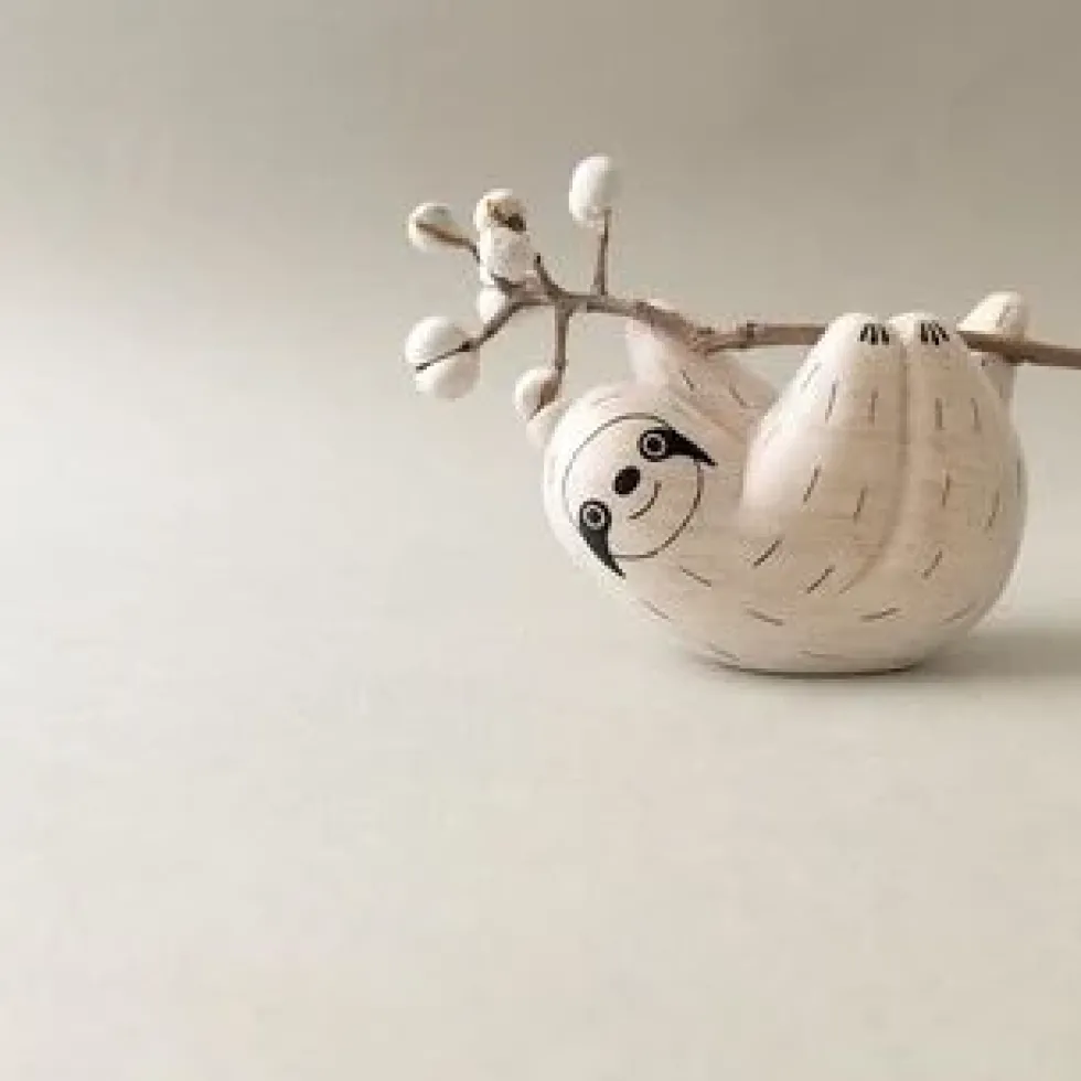 Pole Pole Wooden Animal Sloth