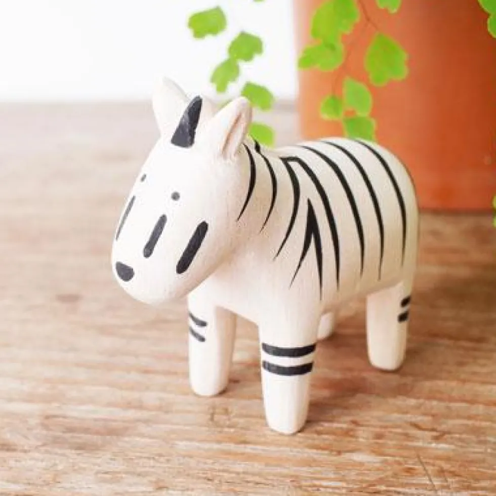 Pole Pole Wooden Animal Zebra