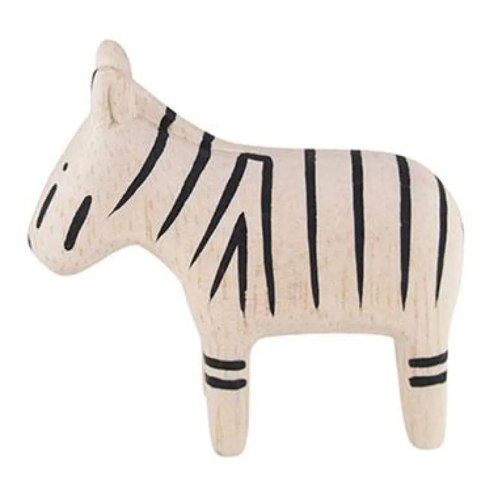 Pole Pole Wooden Animal Zebra