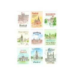 Poststamp Stickers L'après-midi // Madrid 1
