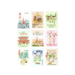 Poststamp Stickers L'après-midi // Tokyo 1