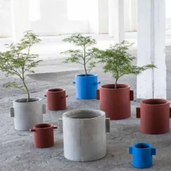 Pot Concrete Rond Naturel XXL 27x27
