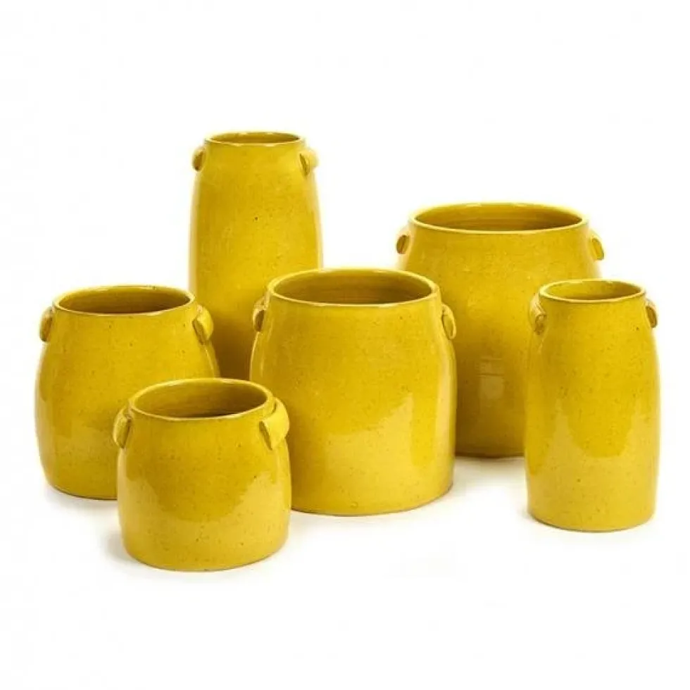 Pot Tabor L D30xH28 Yellow