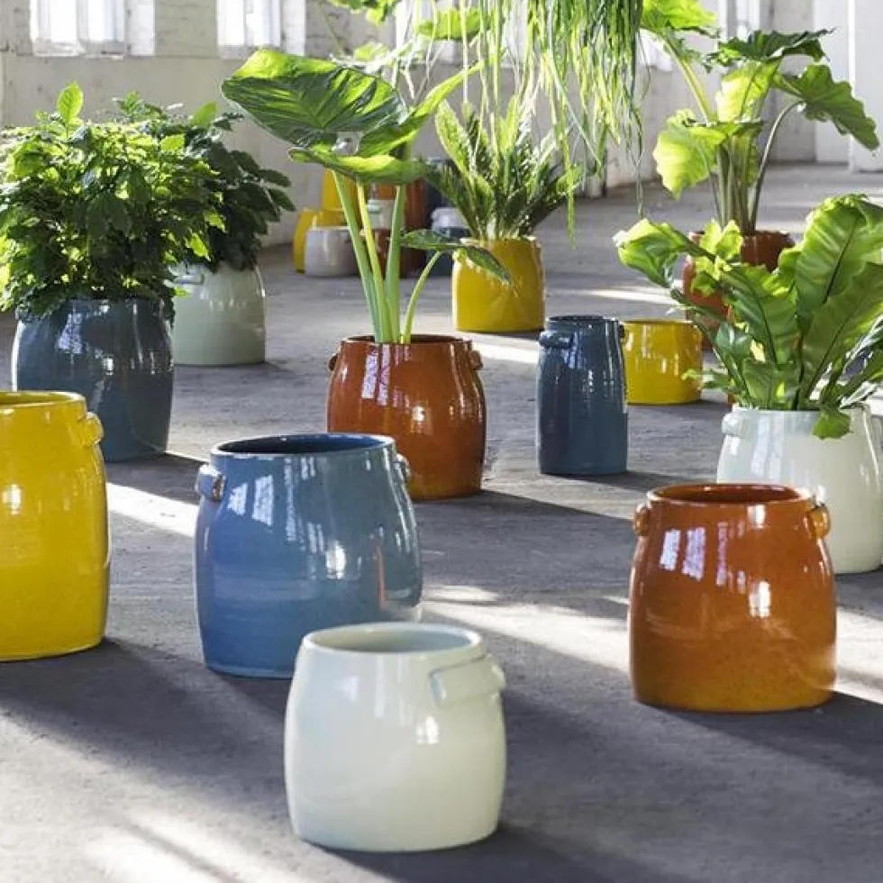 Pot Tabor S D22xH19 Yellow