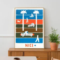 Promenade des Anglais 2025 Lithographic Print