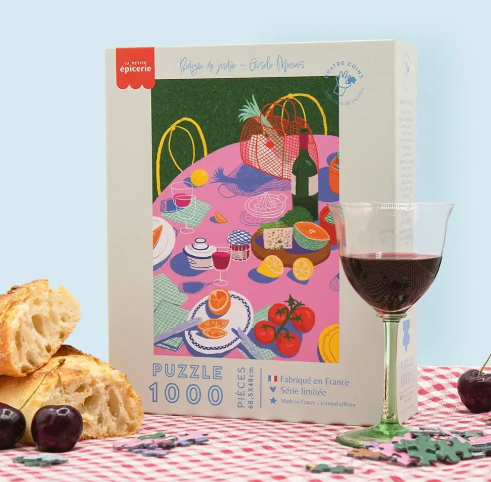 Puzzle Bodegón de Jardín por Gisèle Murias - 1000 Pieces