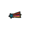 Rainbow Shooting Star Embroidered Brooch