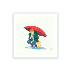 Rainy Day Giclée Print 22x22