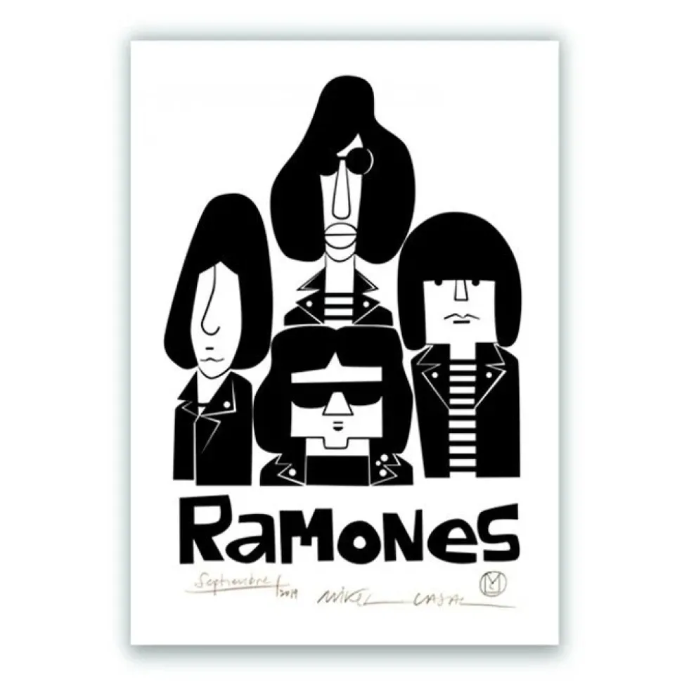 Ramones Giclée Print A5