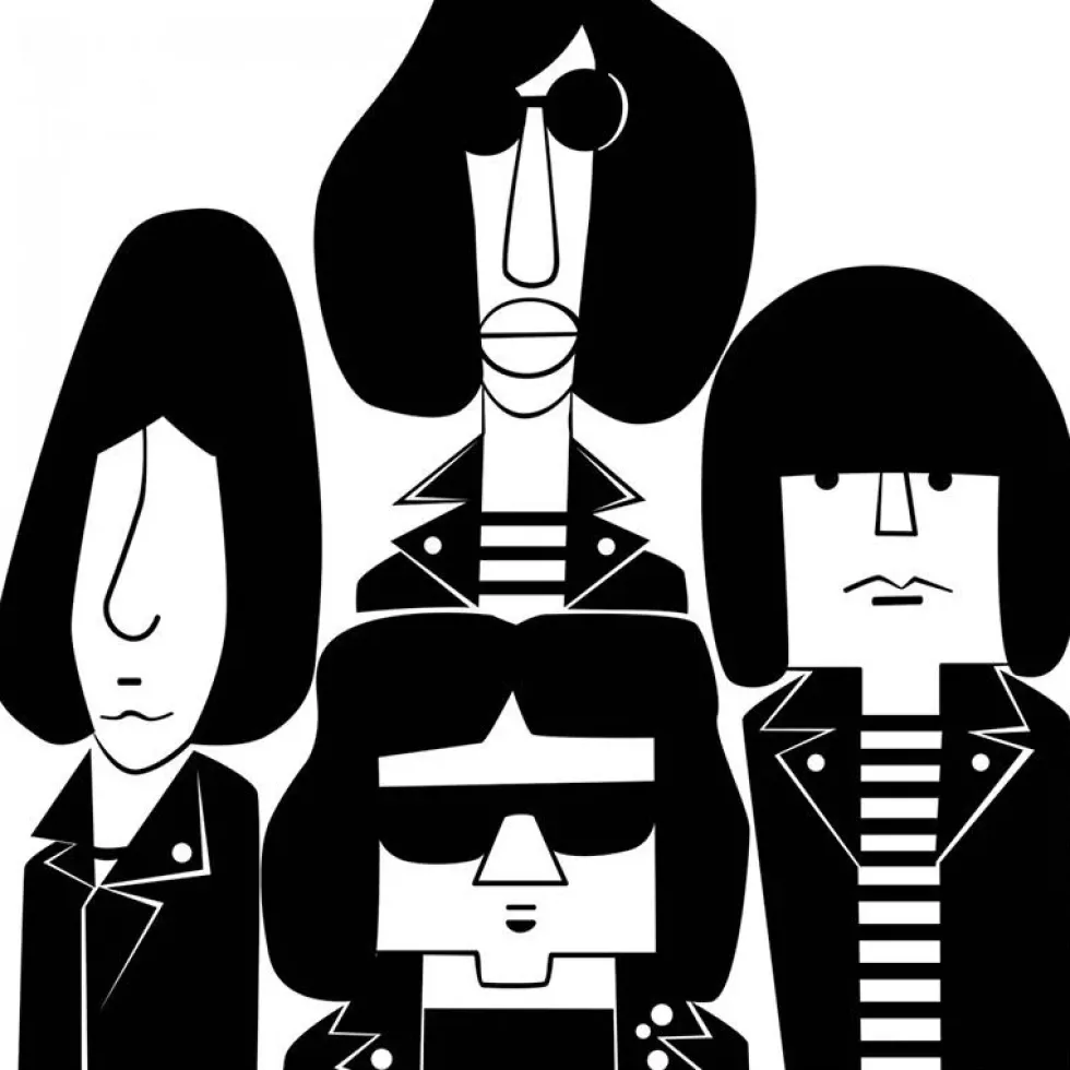 Ramones Giclée Print A5