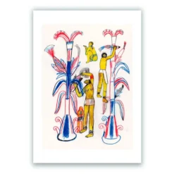 Recolección del Maíz Giclée Print