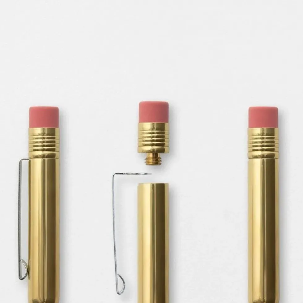 Replacement Clip for Ballpoint Pen, Pencil, Rollerball, Fountain Pen Brass TCR