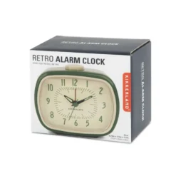 Retro Alarm Clock Green