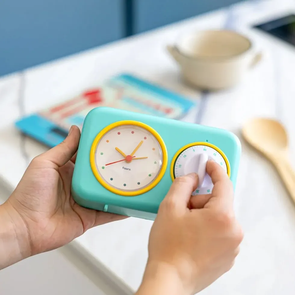 Retro Kitchen Timer - Green