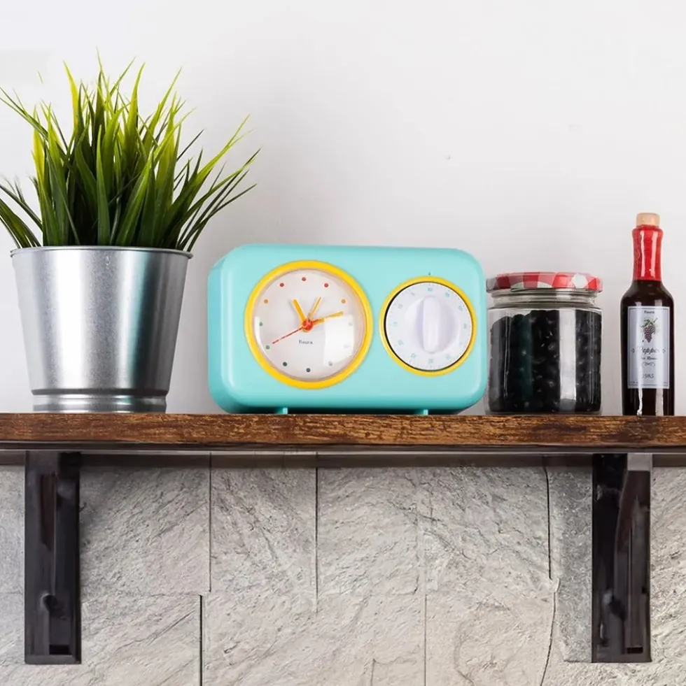 Retro Kitchen Timer - Green
