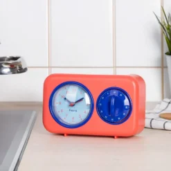 Retro Kitchen Timer - Red