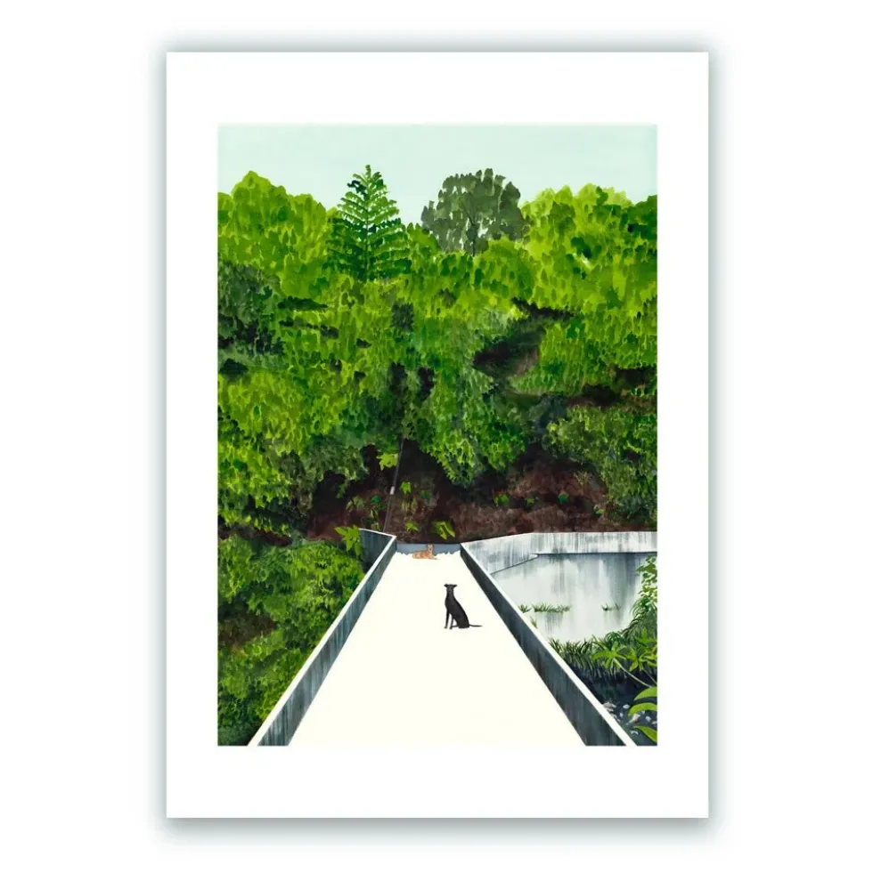 River Guards Giclée Print A5