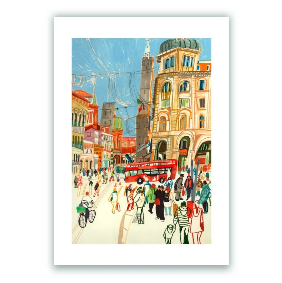 Rizzoli Street Bologna Giclée Print