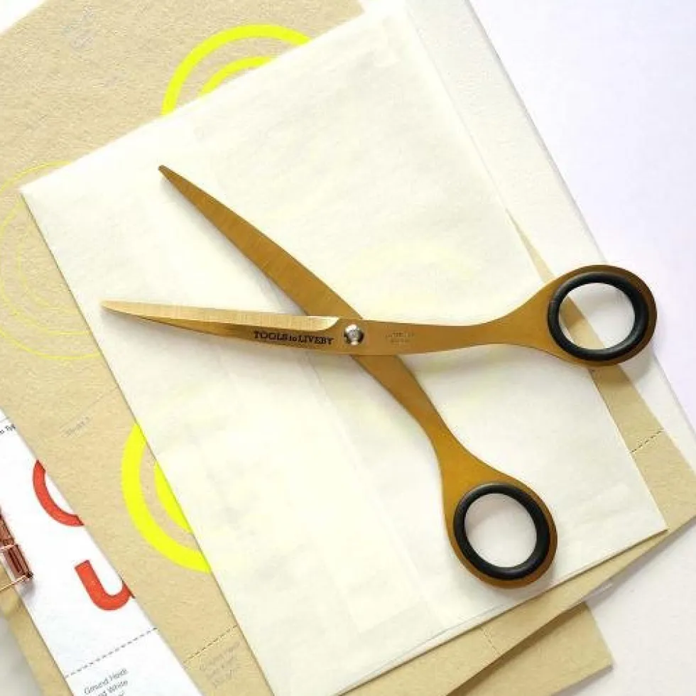 Scissors 6.5" Gold