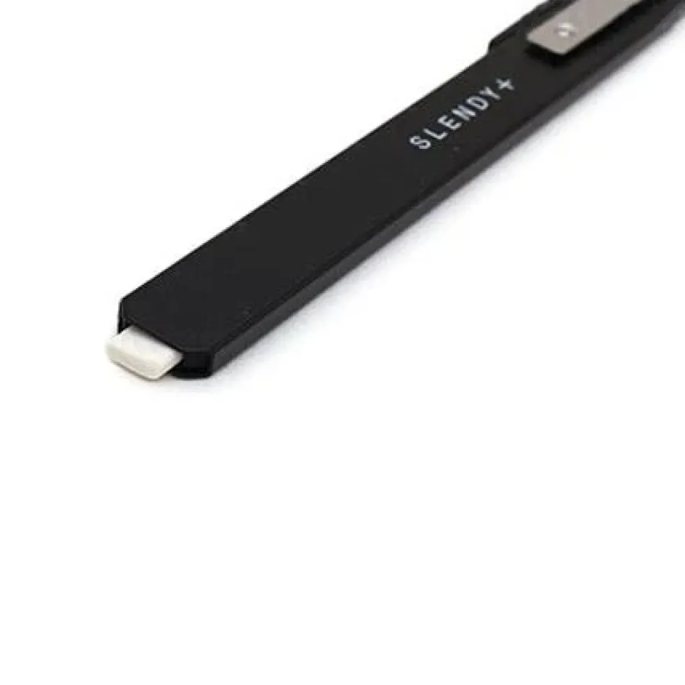 Slendy+ Thin Steel Eraser Holder Black