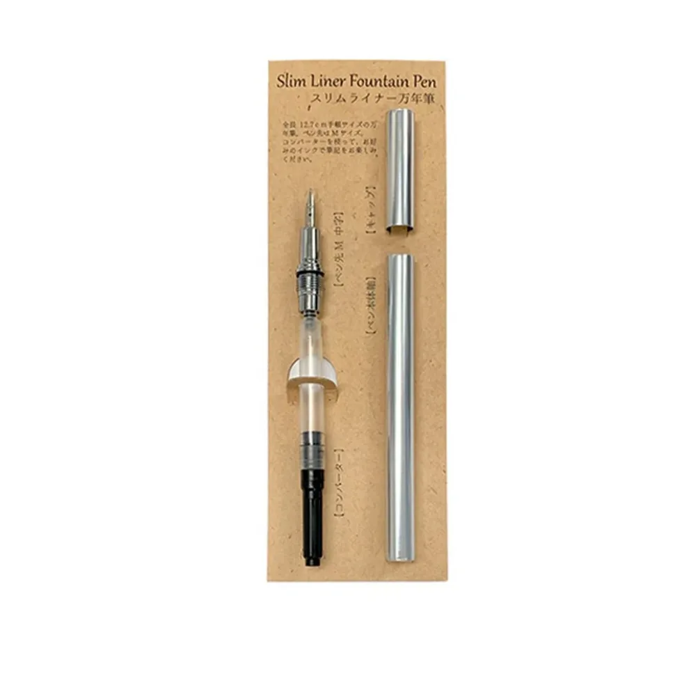 Slim Liner Fountain Pen Silver