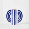 Small Butterfly Vase Blue