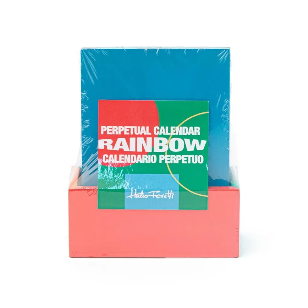 Small Rainbow Wooden Calendar