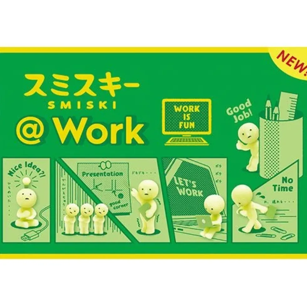 Smiski Glow in the Dark At Work Series