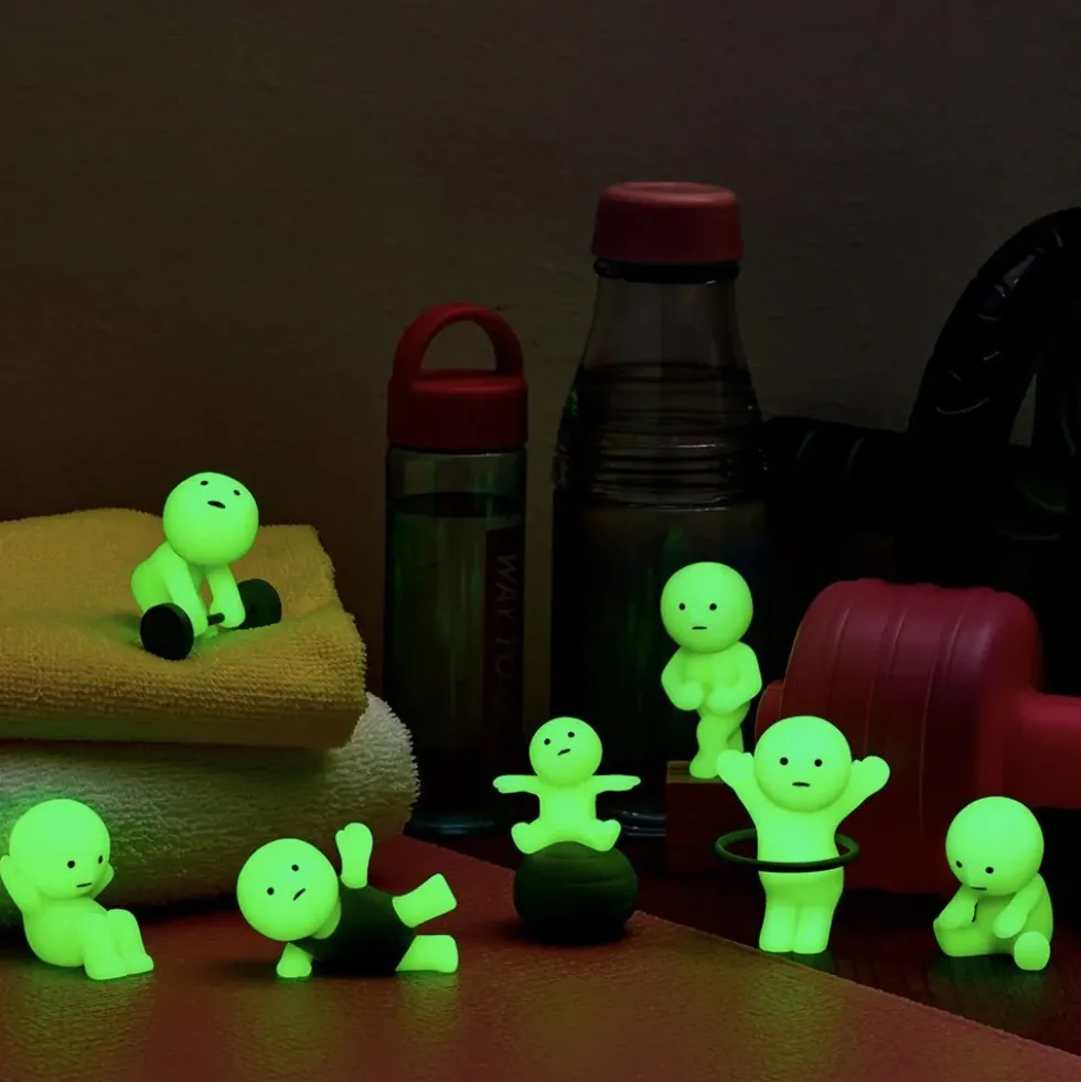 Smiski Glow in the Dark Exercising Series