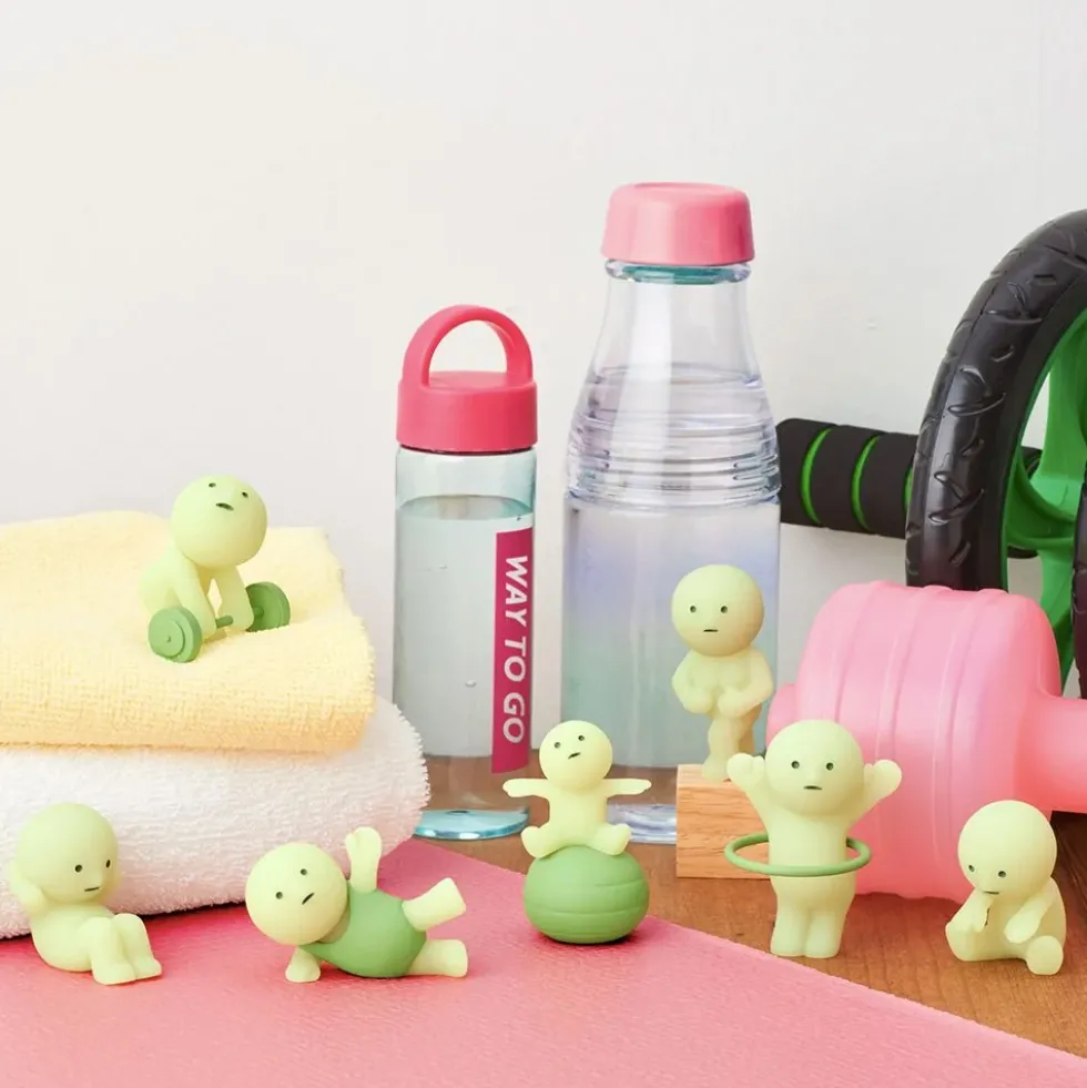 Smiski Glow in the Dark Exercising Series