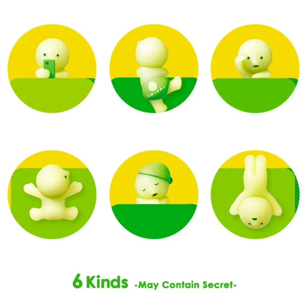 Smiski Glow in the Dark Hippers Series