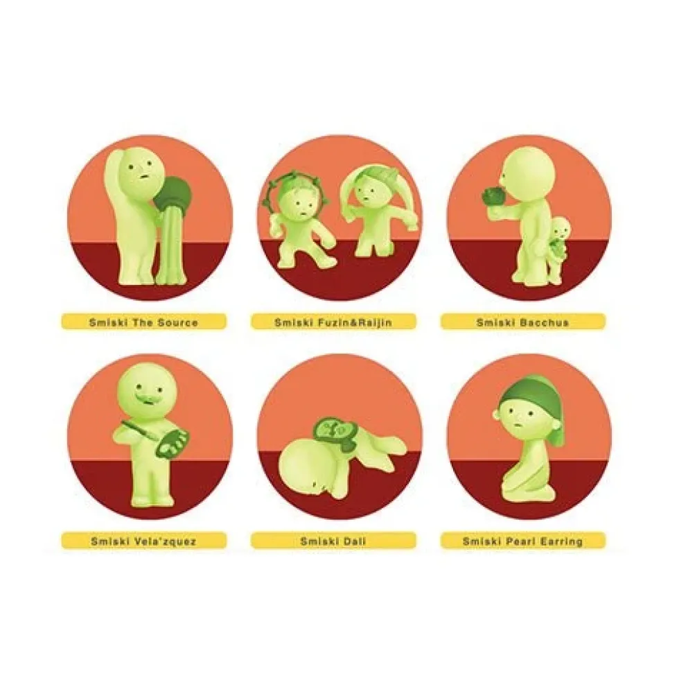 Smiski Glow in the Dark Museum Series