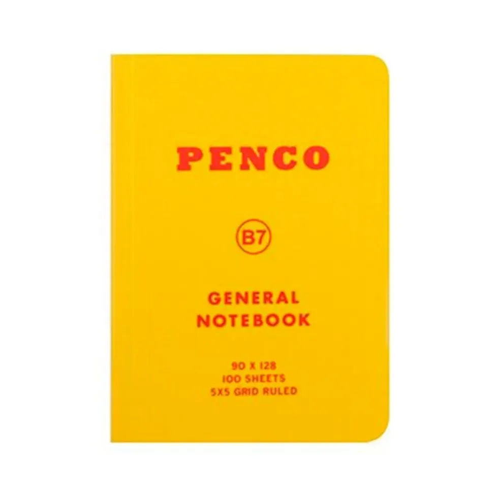 Soft PP Notebook B7 Yellow