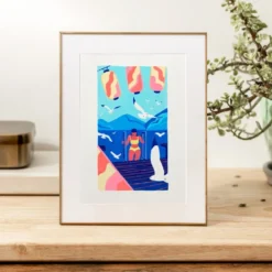 Sortie de lac Giclée Print